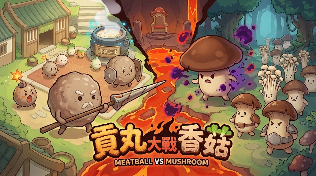 《貢丸大戰香菇》封面