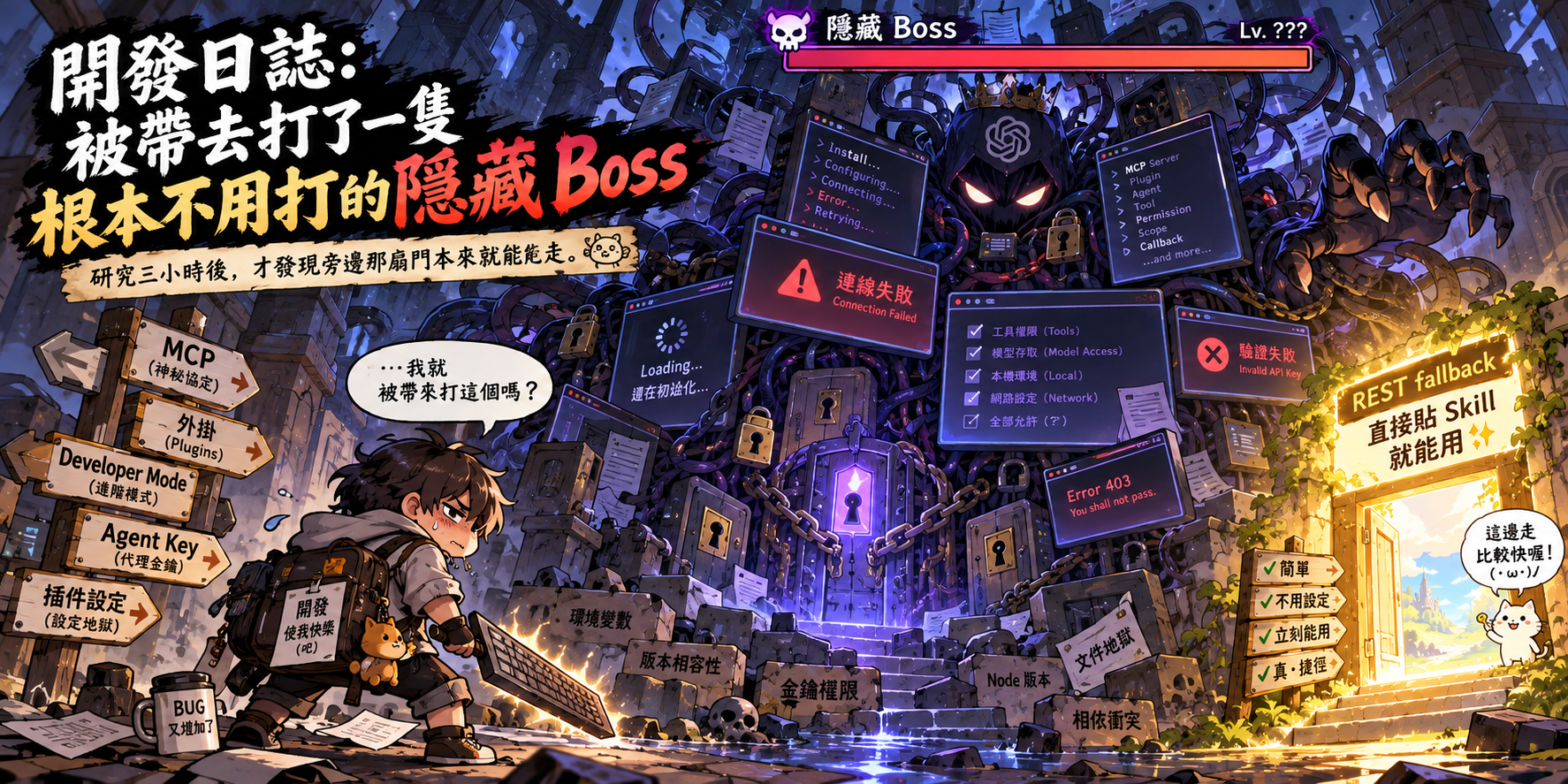 被帶去打了一隻根本不用打的隱藏 Boss