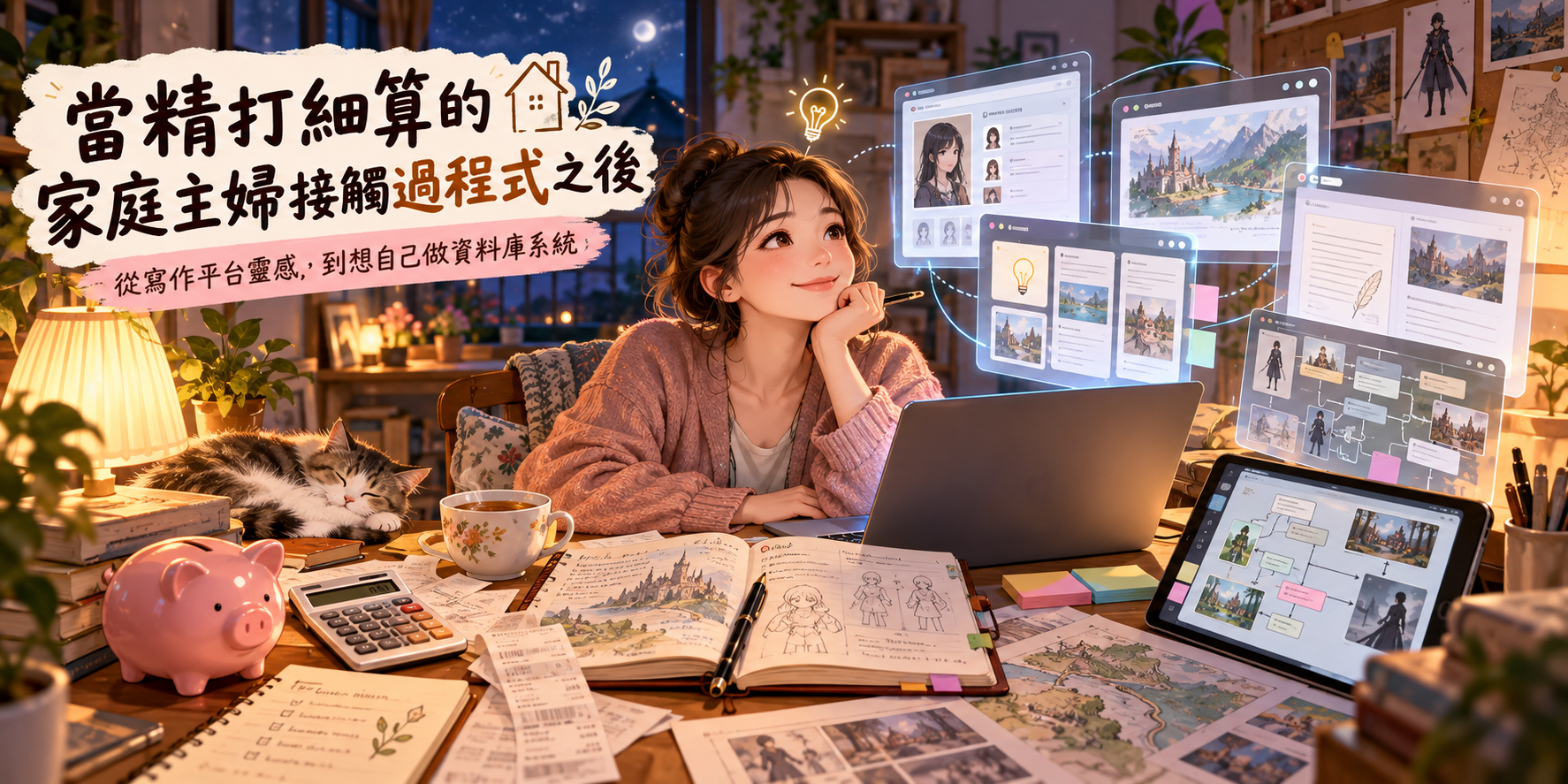 《當精打細算的家庭主婦開始接觸程式之後》